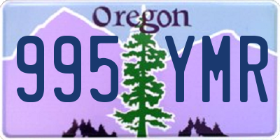 OR license plate 995YMR