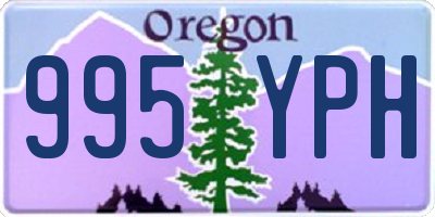 OR license plate 995YPH