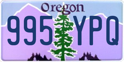 OR license plate 995YPQ
