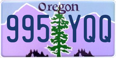 OR license plate 995YQQ