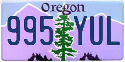OR license plate 995YUL
