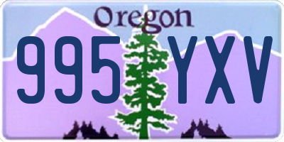 OR license plate 995YXV