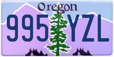 OR license plate 995YZL