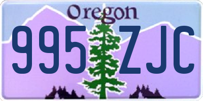 OR license plate 995ZJC