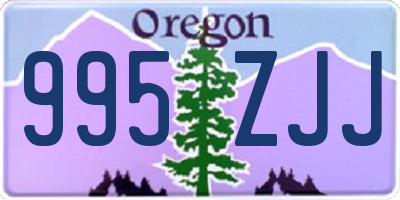 OR license plate 995ZJJ