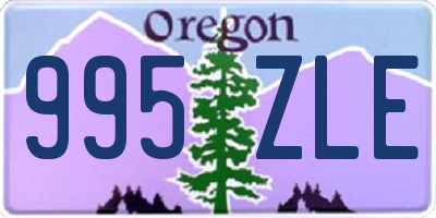 OR license plate 995ZLE