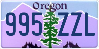 OR license plate 995ZZL