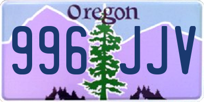 OR license plate 996JJV