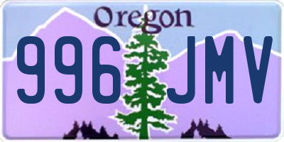 OR license plate 996JMV