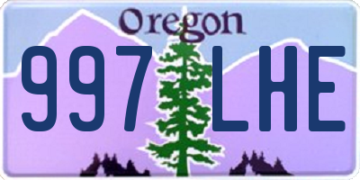 OR license plate 997LHE