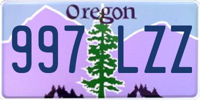 OR license plate 997LZZ