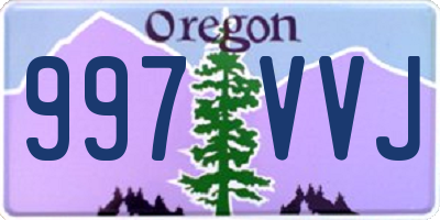 OR license plate 997VVJ