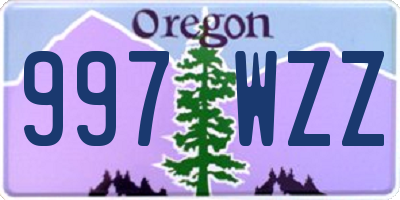 OR license plate 997WZZ