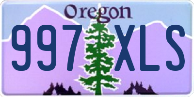 OR license plate 997XLS