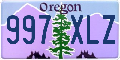 OR license plate 997XLZ