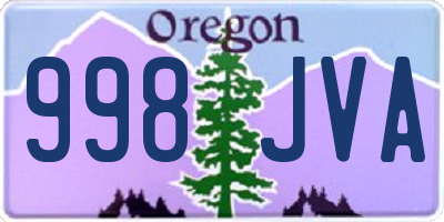 OR license plate 998JVA