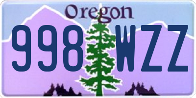 OR license plate 998WZZ
