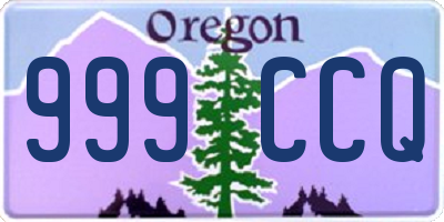 OR license plate 999CCQ