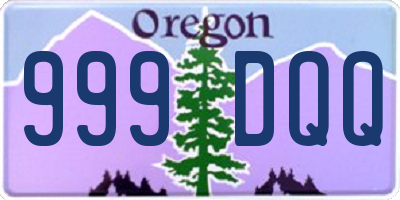 OR license plate 999DQQ