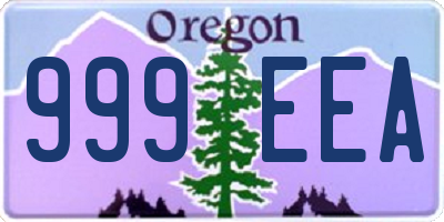 OR license plate 999EEA