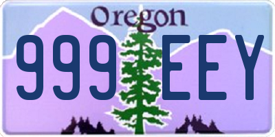 OR license plate 999EEY