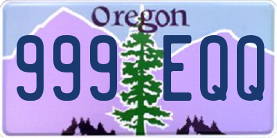 OR license plate 999EQQ