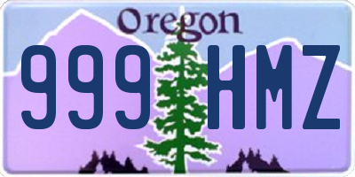 OR license plate 999HMZ