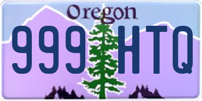 OR license plate 999HTQ