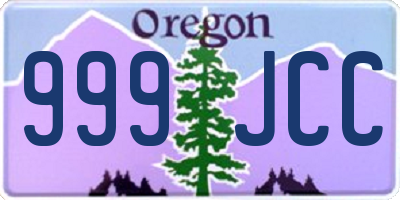 OR license plate 999JCC