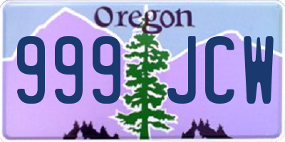 OR license plate 999JCW