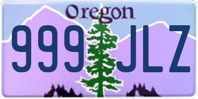 OR license plate 999JLZ