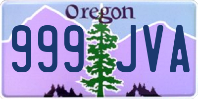 OR license plate 999JVA