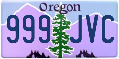 OR license plate 999JVC