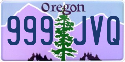 OR license plate 999JVQ