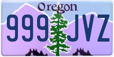 OR license plate 999JVZ