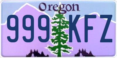 OR license plate 999KFZ