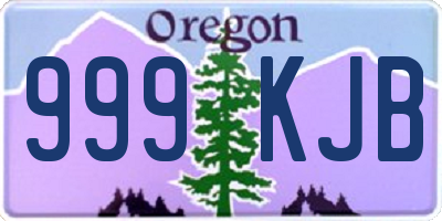 OR license plate 999KJB