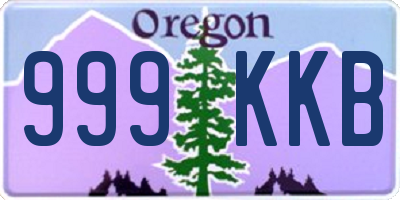 OR license plate 999KKB