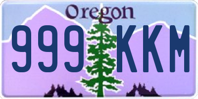 OR license plate 999KKM