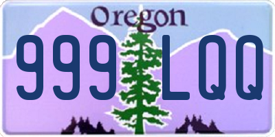 OR license plate 999LQQ