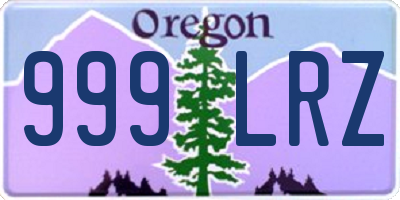 OR license plate 999LRZ