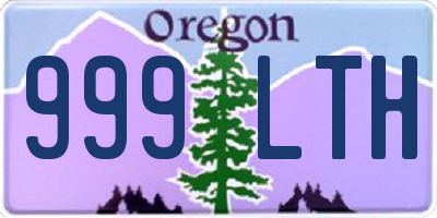 OR license plate 999LTH