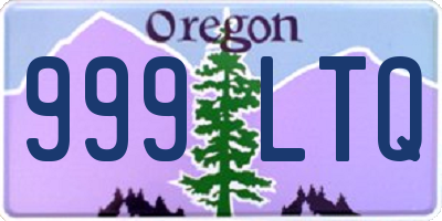 OR license plate 999LTQ