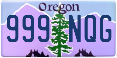 OR license plate 999NQG