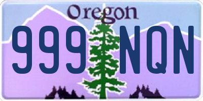 OR license plate 999NQN