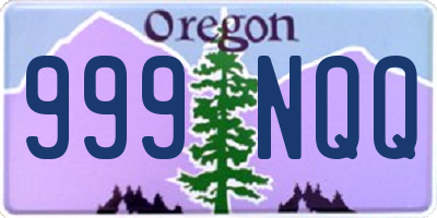 OR license plate 999NQQ