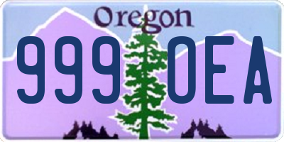 OR license plate 999OEA
