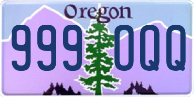 OR license plate 999OQQ