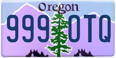 OR license plate 999OTQ