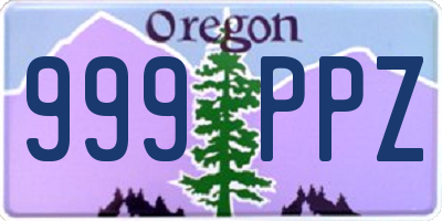 OR license plate 999PPZ